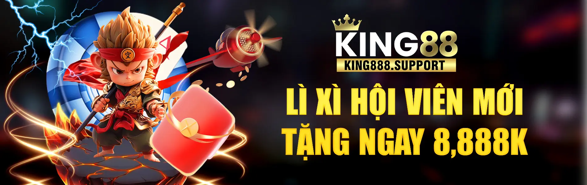 Sự kiện king88 lì xì hội viên mới