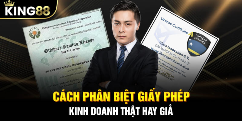 Cách phân biệt giấy phép kinh doanh thật hay giả