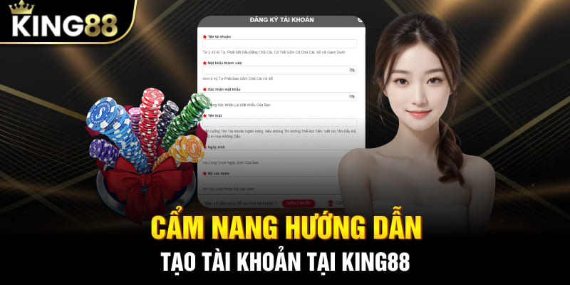 Cẩm nang hướng dẫn tạo tài khoản tại King88