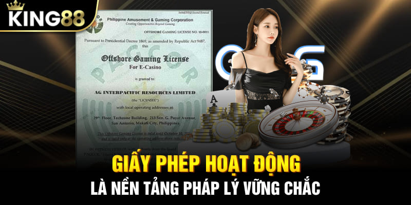 Giấy phép hoạt động King88 – Nền tảng pháp lý vững chắc