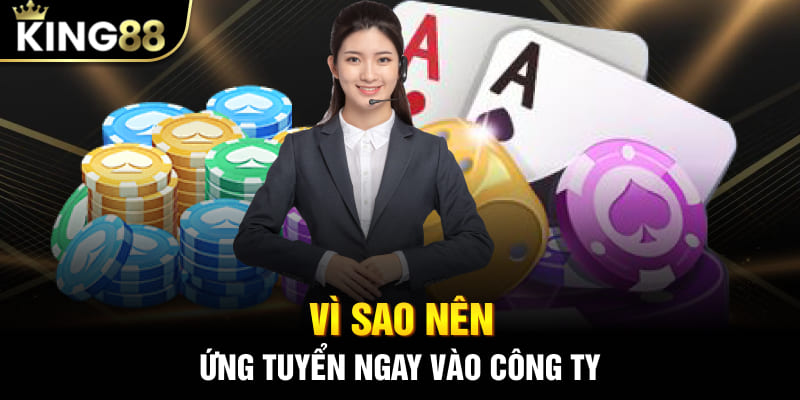 Vì sao nên ứng tuyển ngay vào công ty